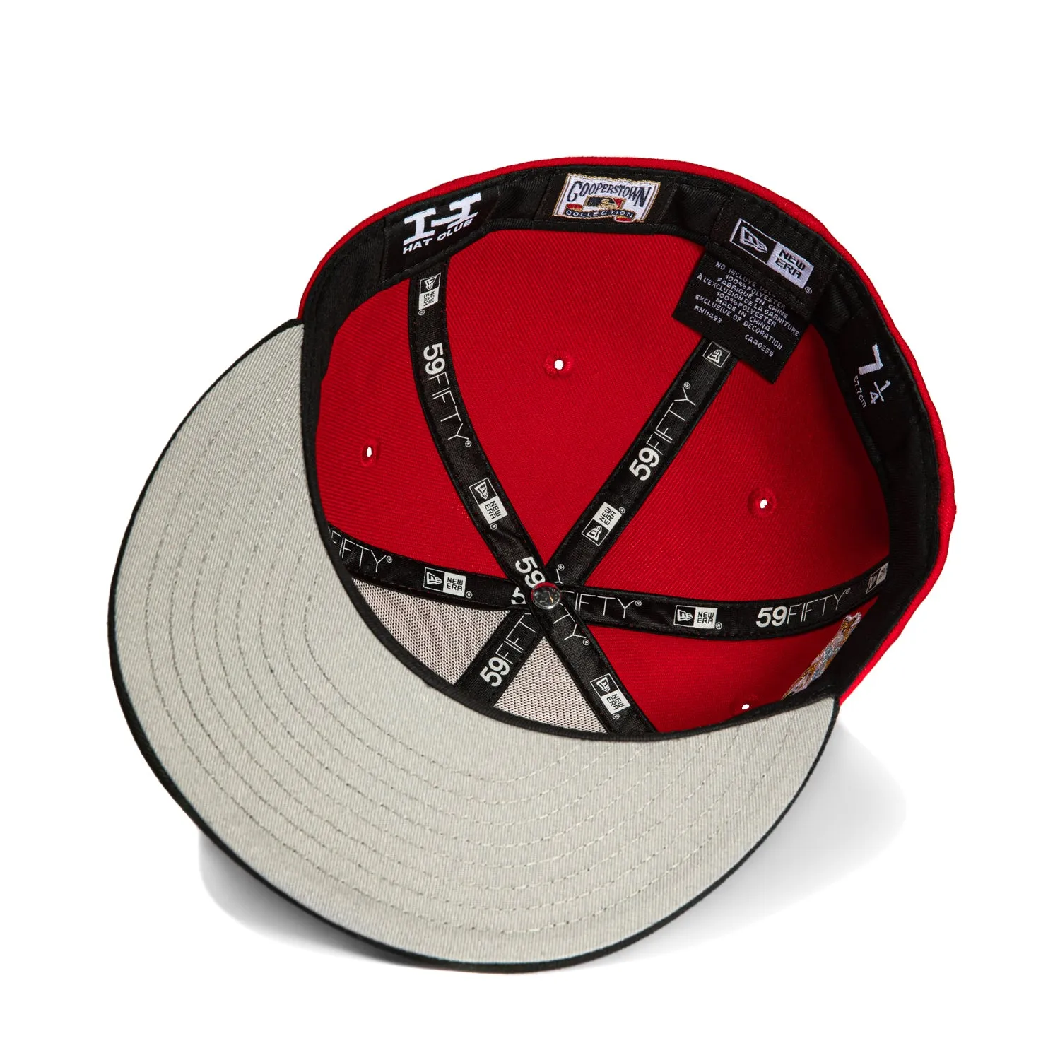 New Era 59Fifty Los Angeles Dodgers 40th Anniversary Patch Hat - Red. Black
