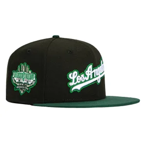 New Era 59Fifty Los Angeles Dodgers 40th Anniversary Stadium Patch Word Hat - Black, Green