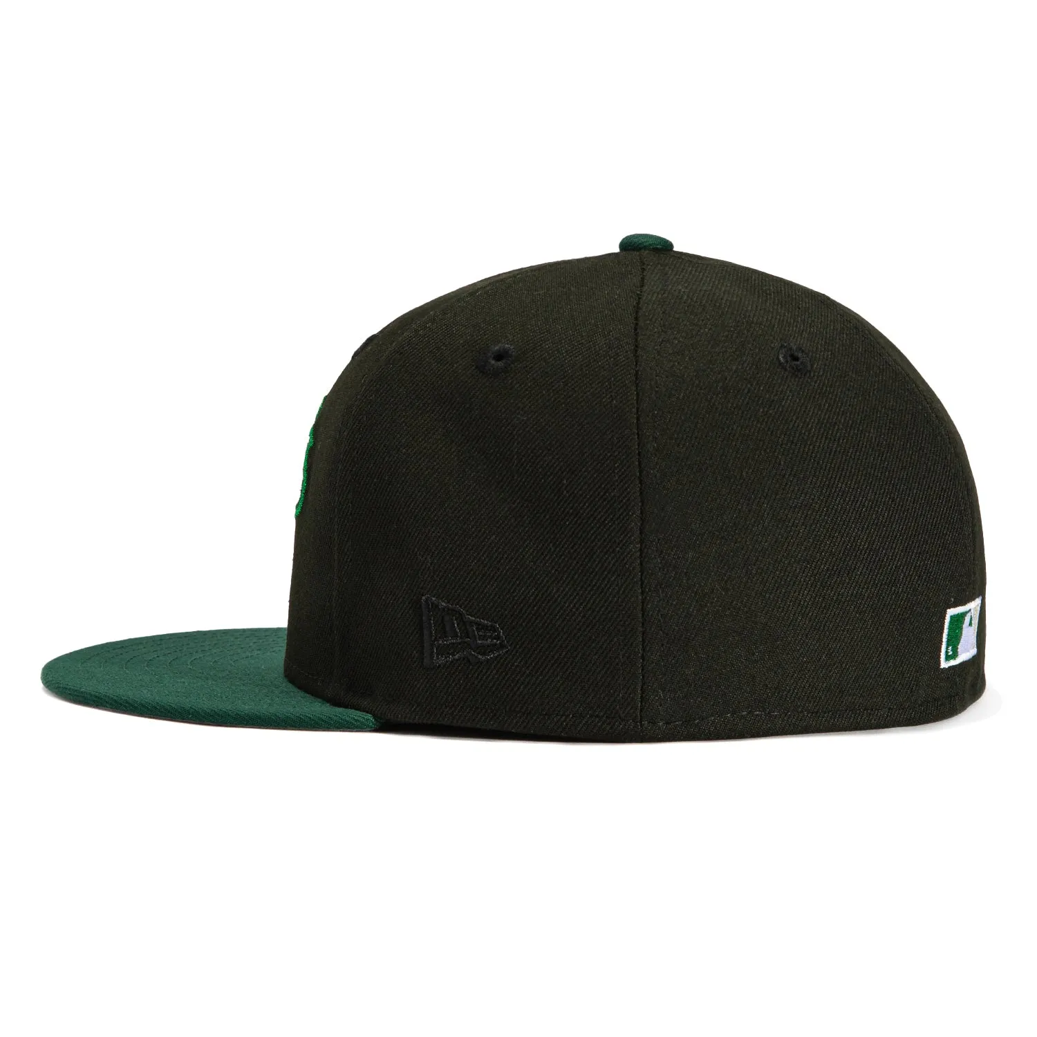 New Era 59Fifty Los Angeles Dodgers 40th Anniversary Stadium Patch Word Hat - Black, Green