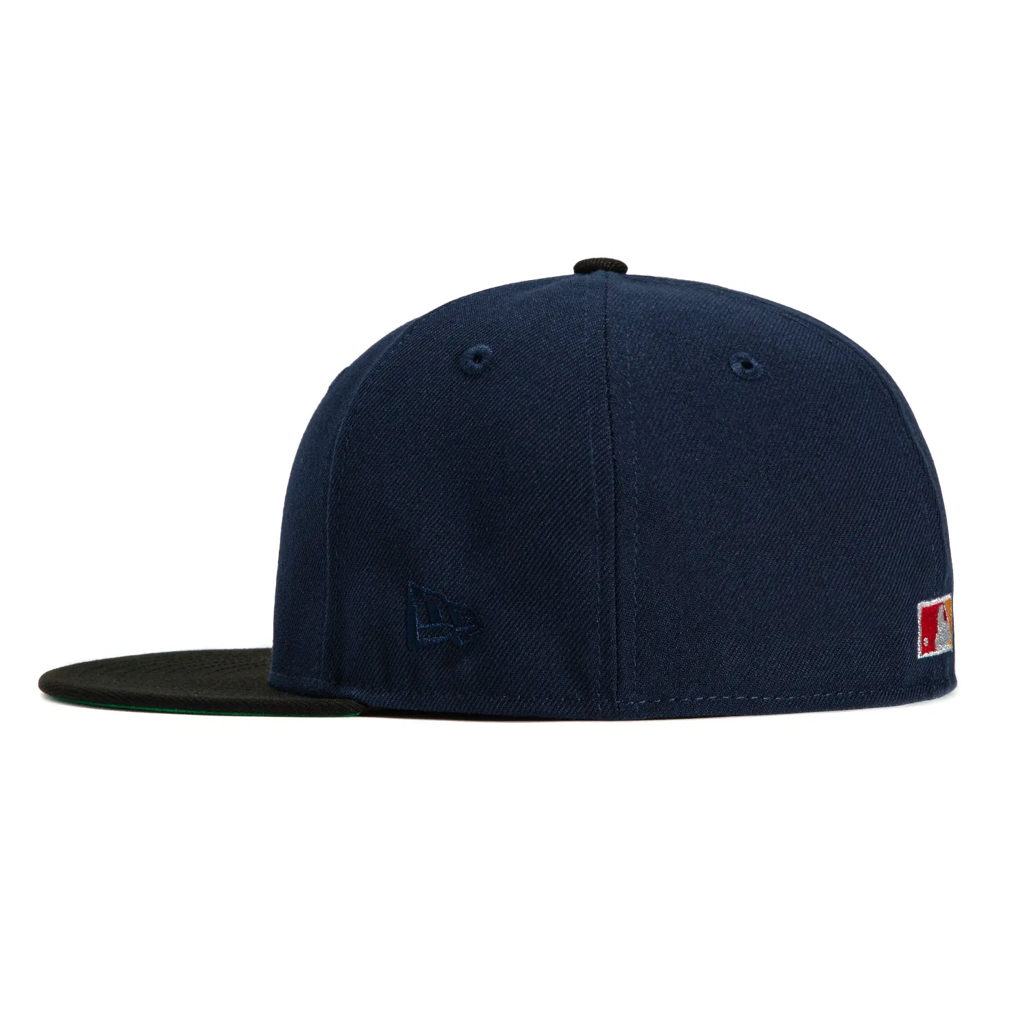 New Era 59Fifty Los Angeles Dodgers 50th Anniversary Stadium Patch Hat - Navy. Black. Metallic Silver
