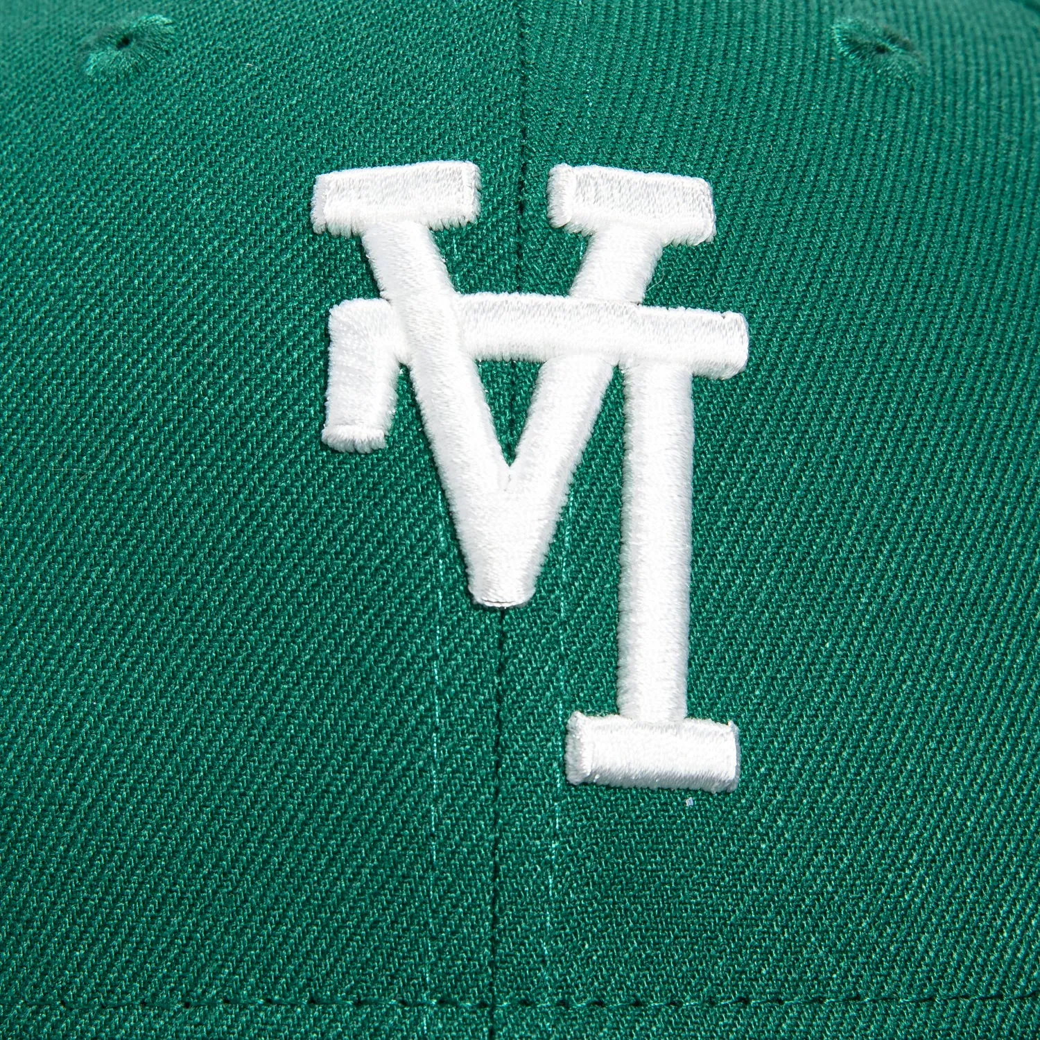 New Era 59Fifty Los Angeles Dodgers 60th Anniversary Patch Upside Down Hat - Green. Black. White