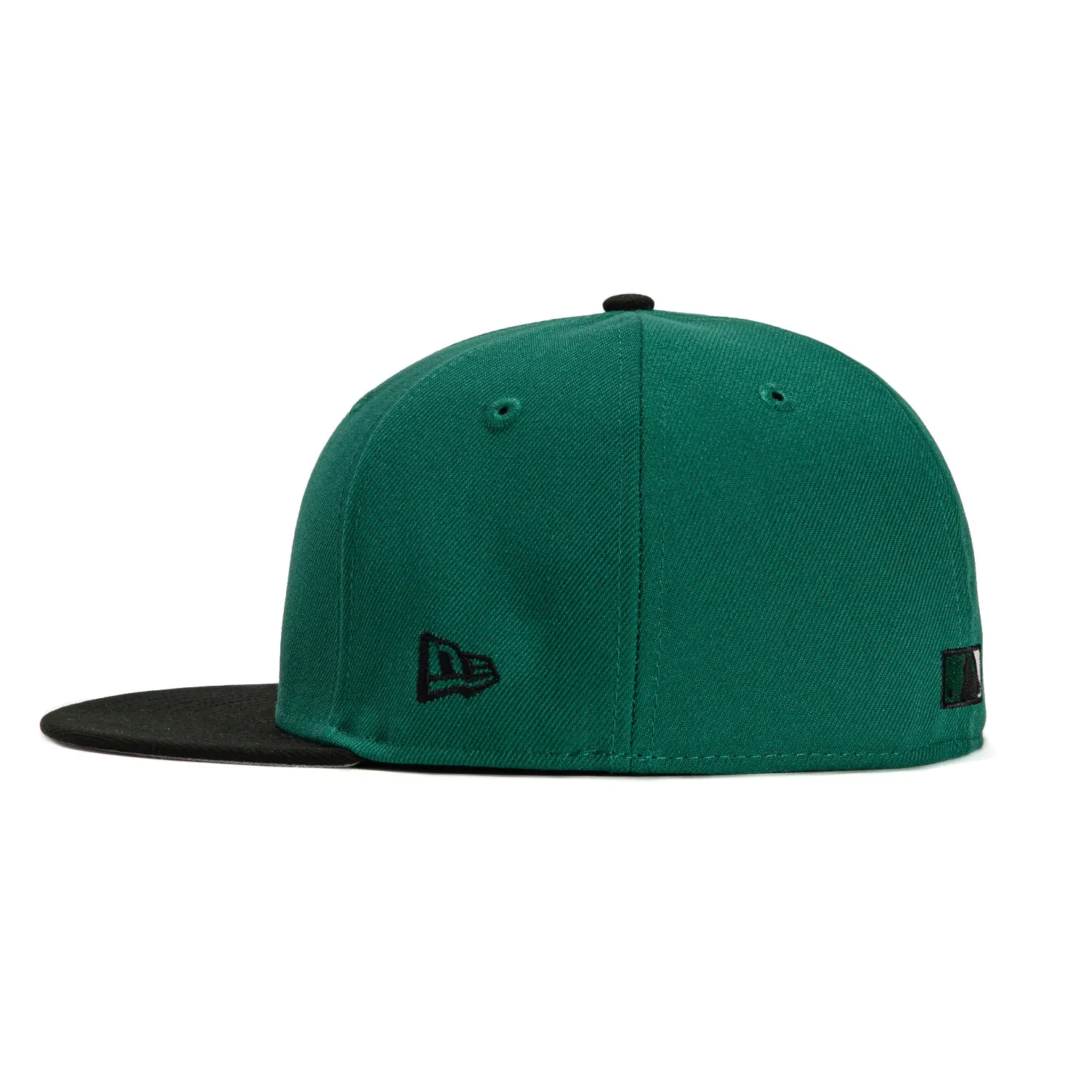 New Era 59Fifty Los Angeles Dodgers 60th Anniversary Patch Upside Down Hat - Green. Black. White