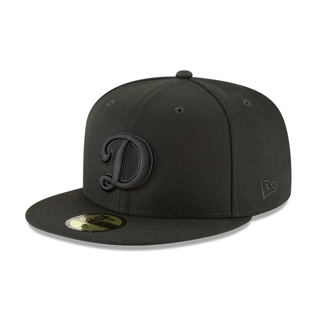 New Era 59Fifty Los Angeles Dodgers D Hat - Black. Black