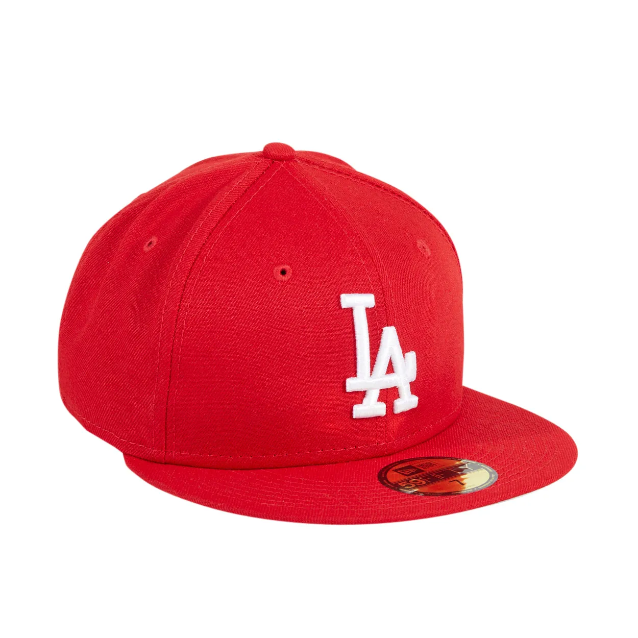 New Era 59Fifty Los Angeles Dodgers Fitted Hat - Red. White