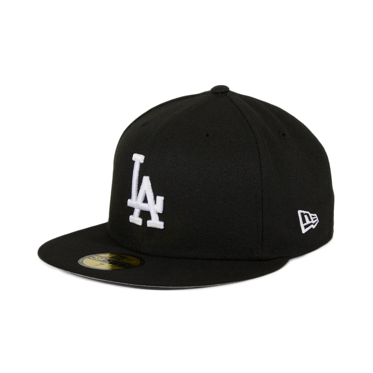 New Era 59Fifty Los Angeles Dodgers Hat - Black. White