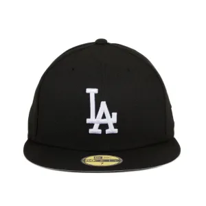 New Era 59Fifty Los Angeles Dodgers Hat - Black. White