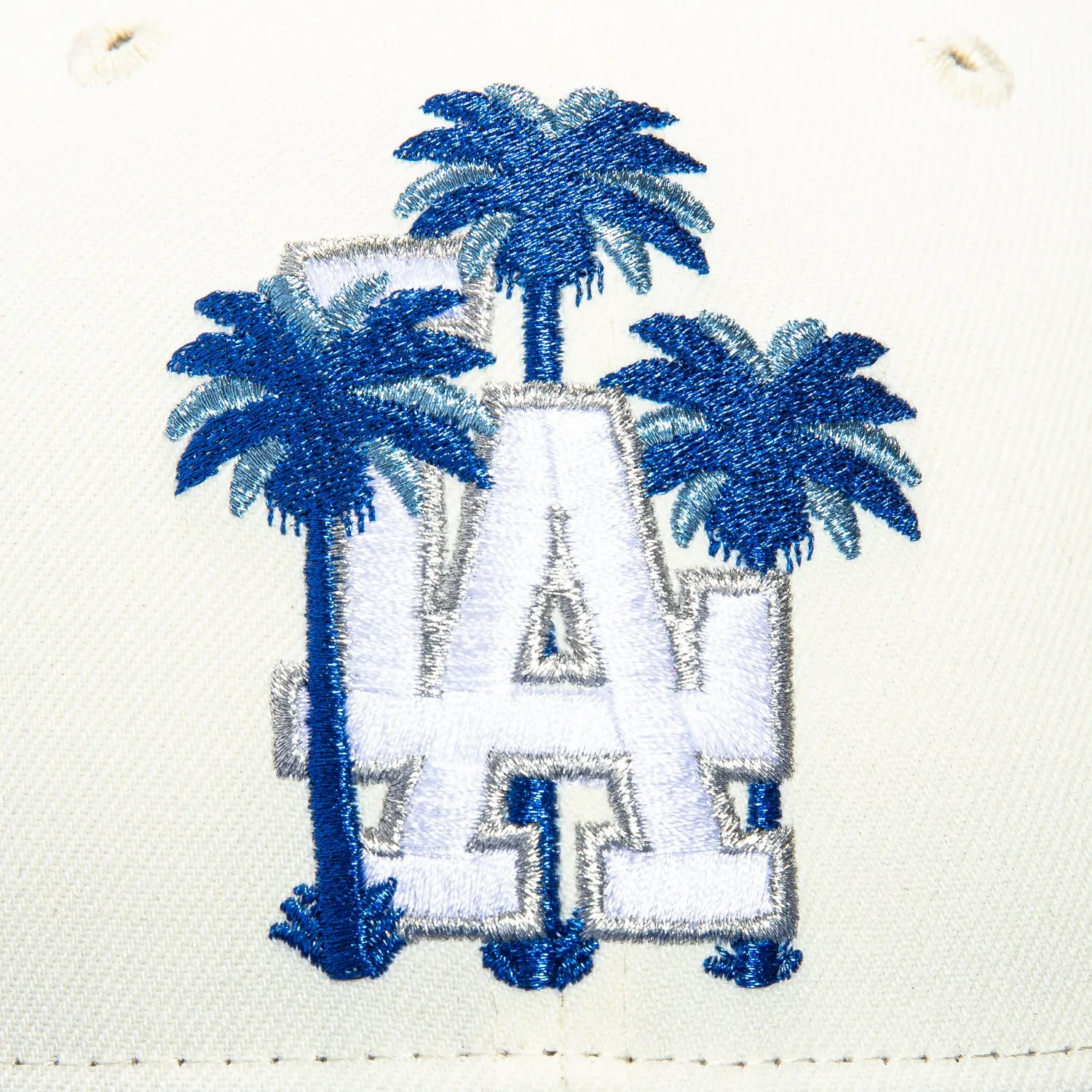 New Era 59Fifty Los Angeles Dodgers Palm Hat - White, Royal