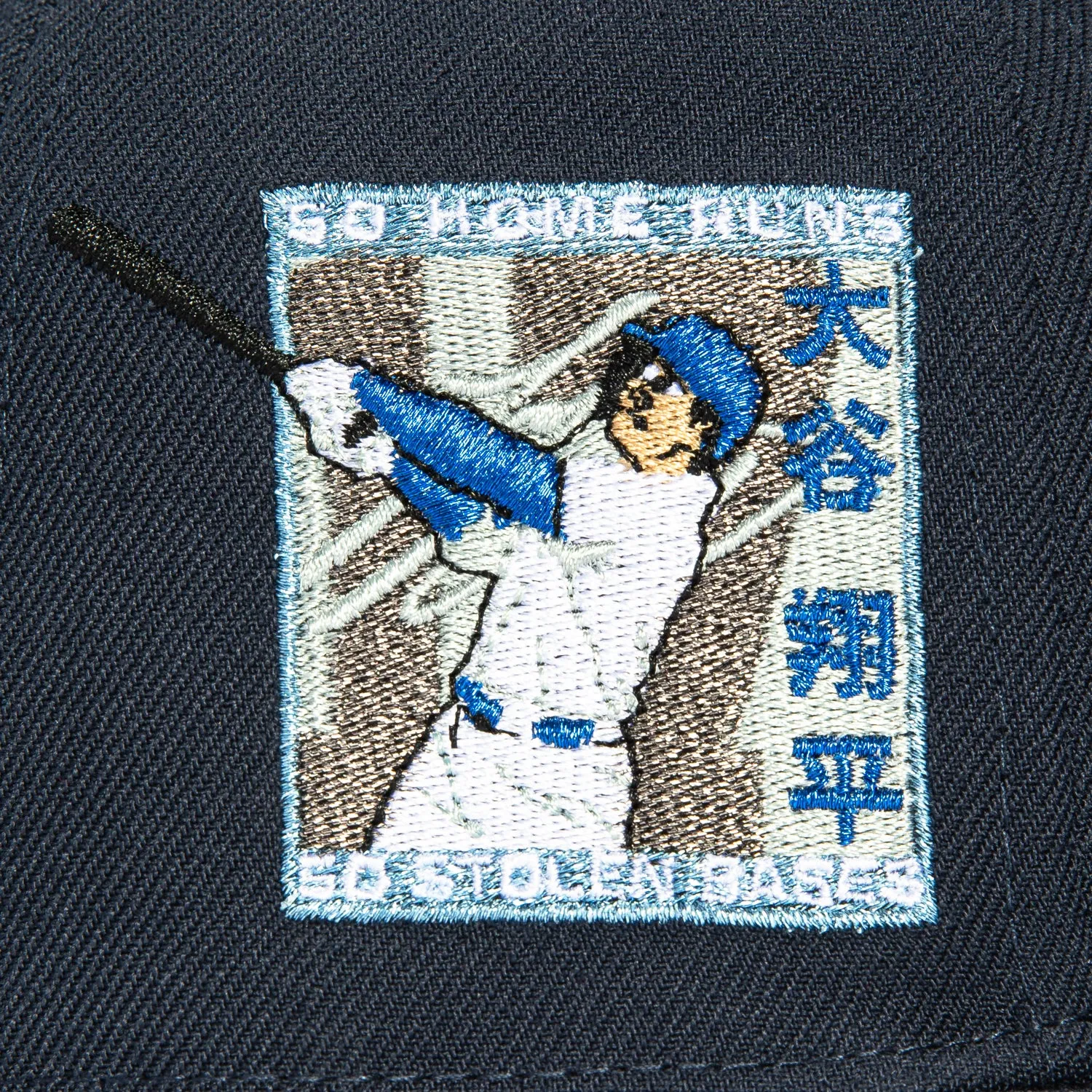 New Era 59Fifty Los Angeles Dodgers Shohei Ohtani 50/50 Patch Kanji Script Hat - Navy