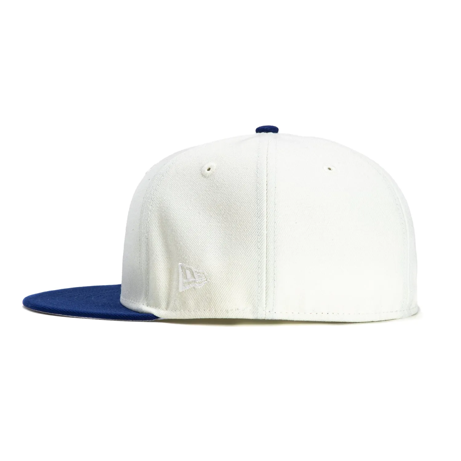New Era 59Fifty Los Angeles Dodgers Upside Down Hat - White. Royal