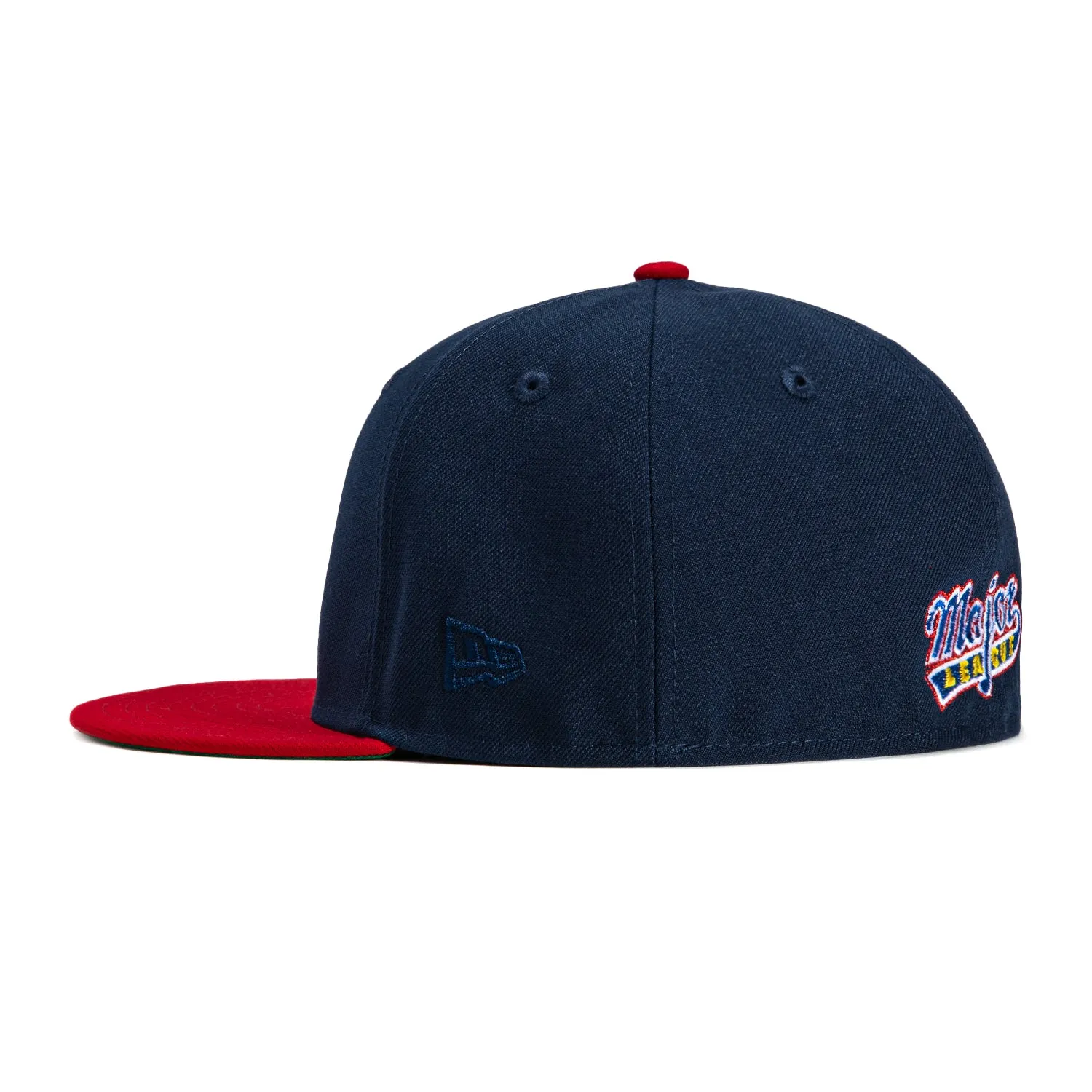 New Era 59Fifty Major League Wild Thing Hat - Navy. Red
