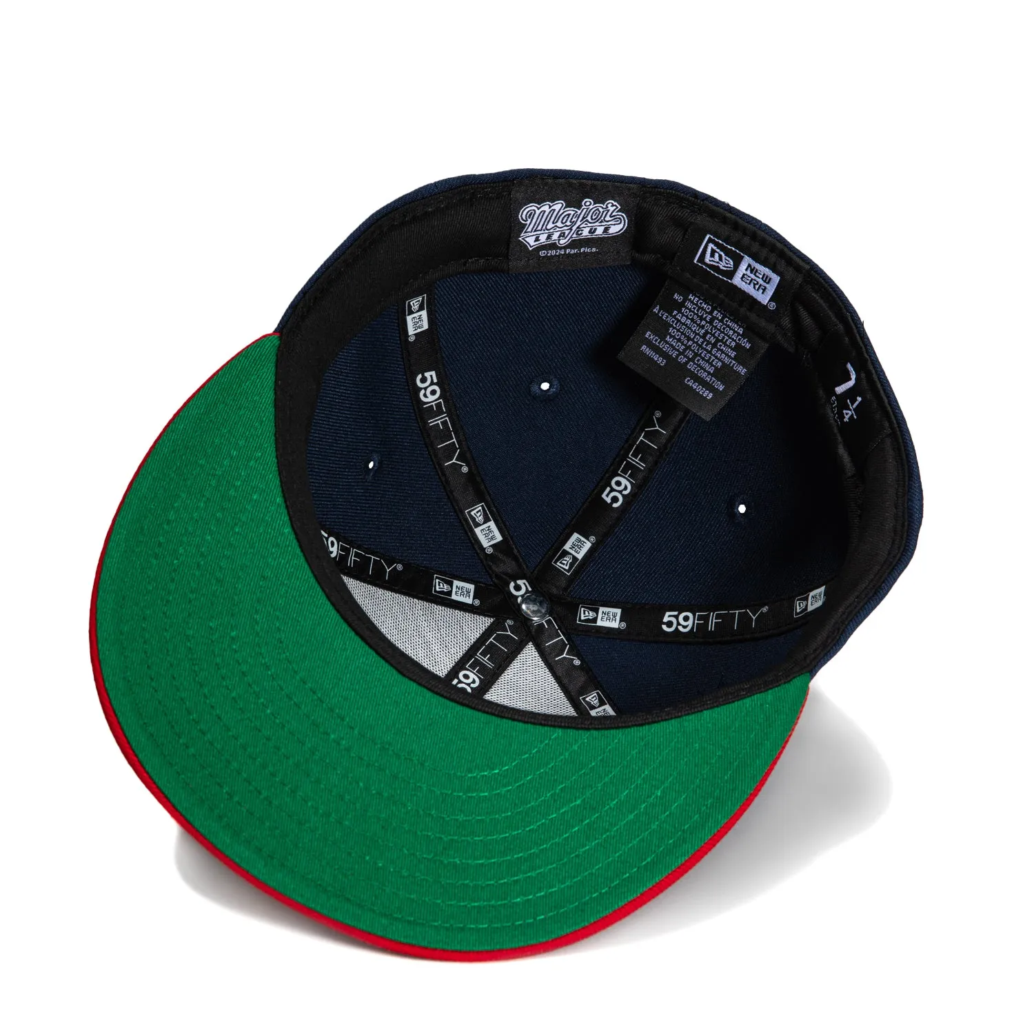 New Era 59Fifty Major League Wild Thing Hat - Navy. Red