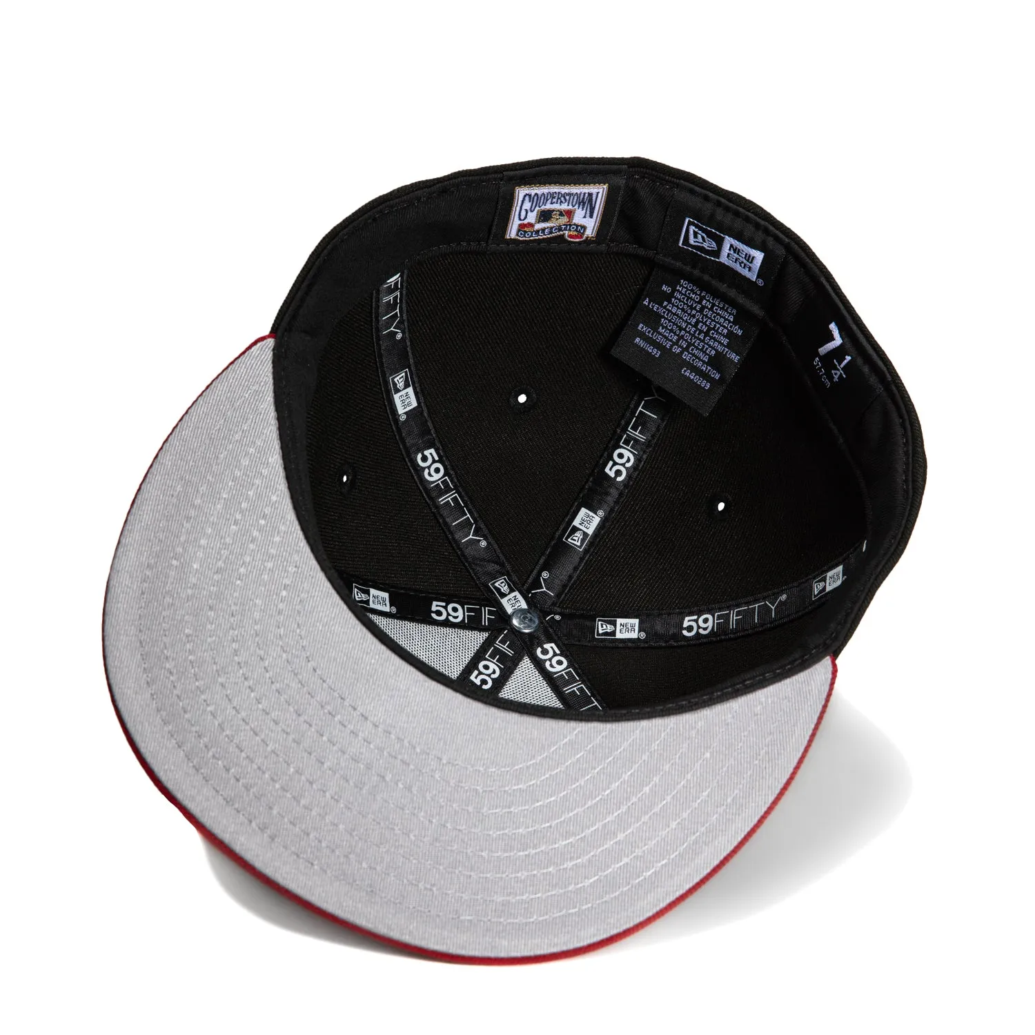 New Era 59Fifty Mar Mad Arizona Diamondbacks 25th Anniversary Patch 2001 Word Hat - Black. Sedona Red. Neon Blue