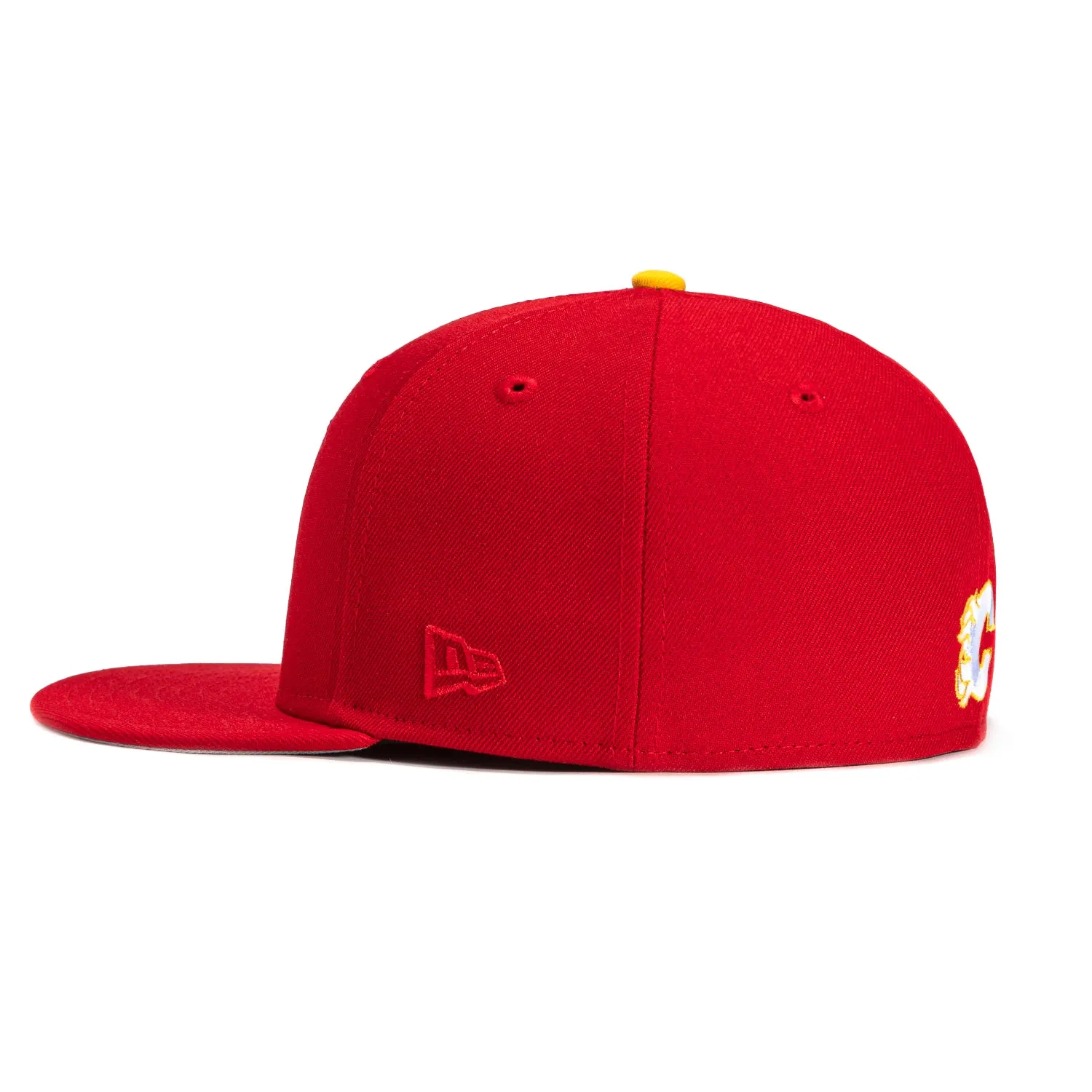 New Era 59Fifty Mascot Calgary Flames Harvey the Hound Hat - Red