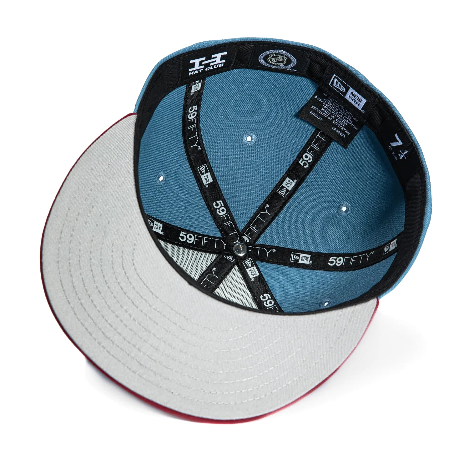 New Era 59Fifty Mascot Colorado Avalanche Bernie Hat - Indigo, Cardinal