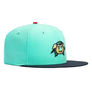 New Era 59Fifty Mascot Seattle Kraken Buoy Hat - Mint, Navy