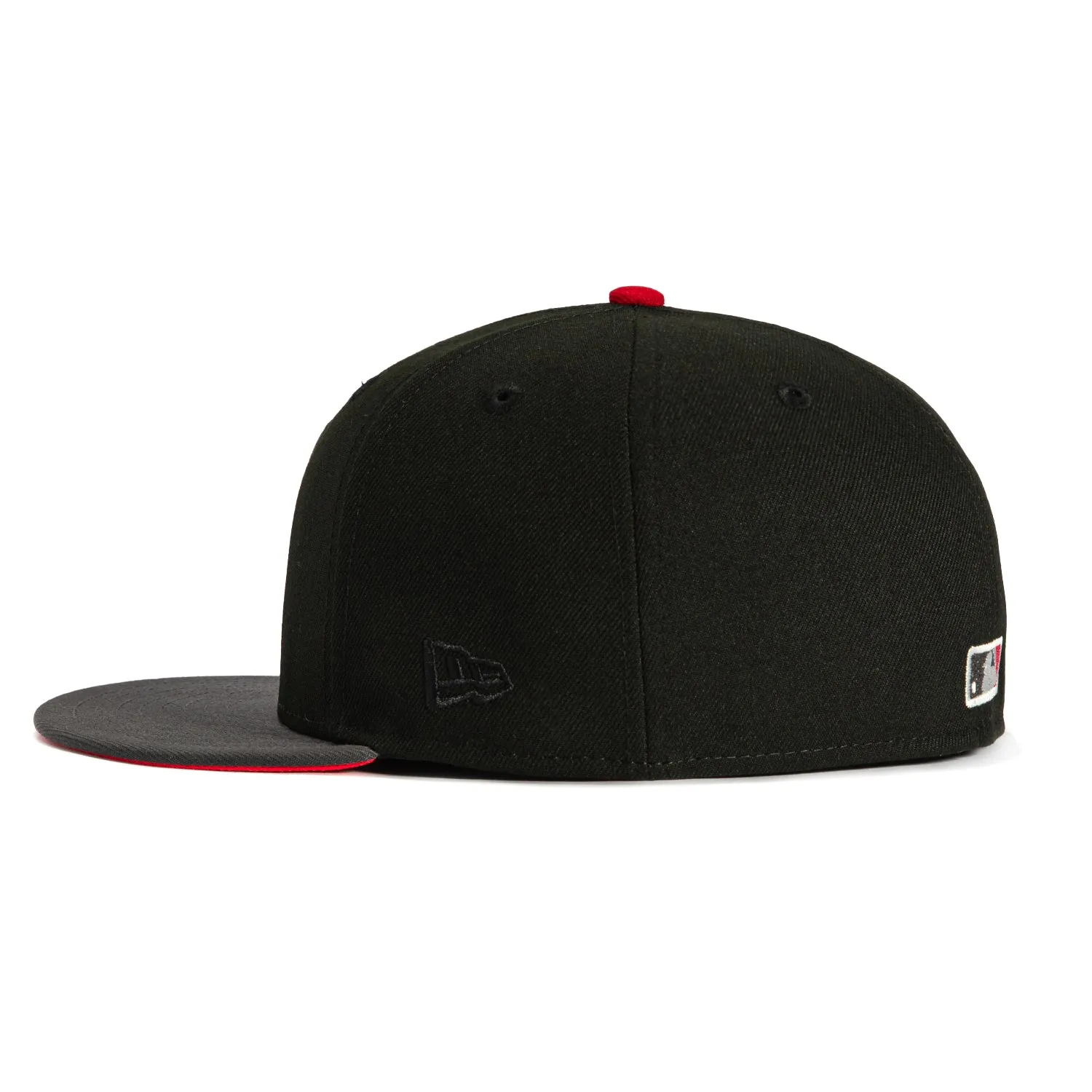 New Era 59Fifty Maxed Out Texas Rangers Hat - Black. Graphite. Infrared