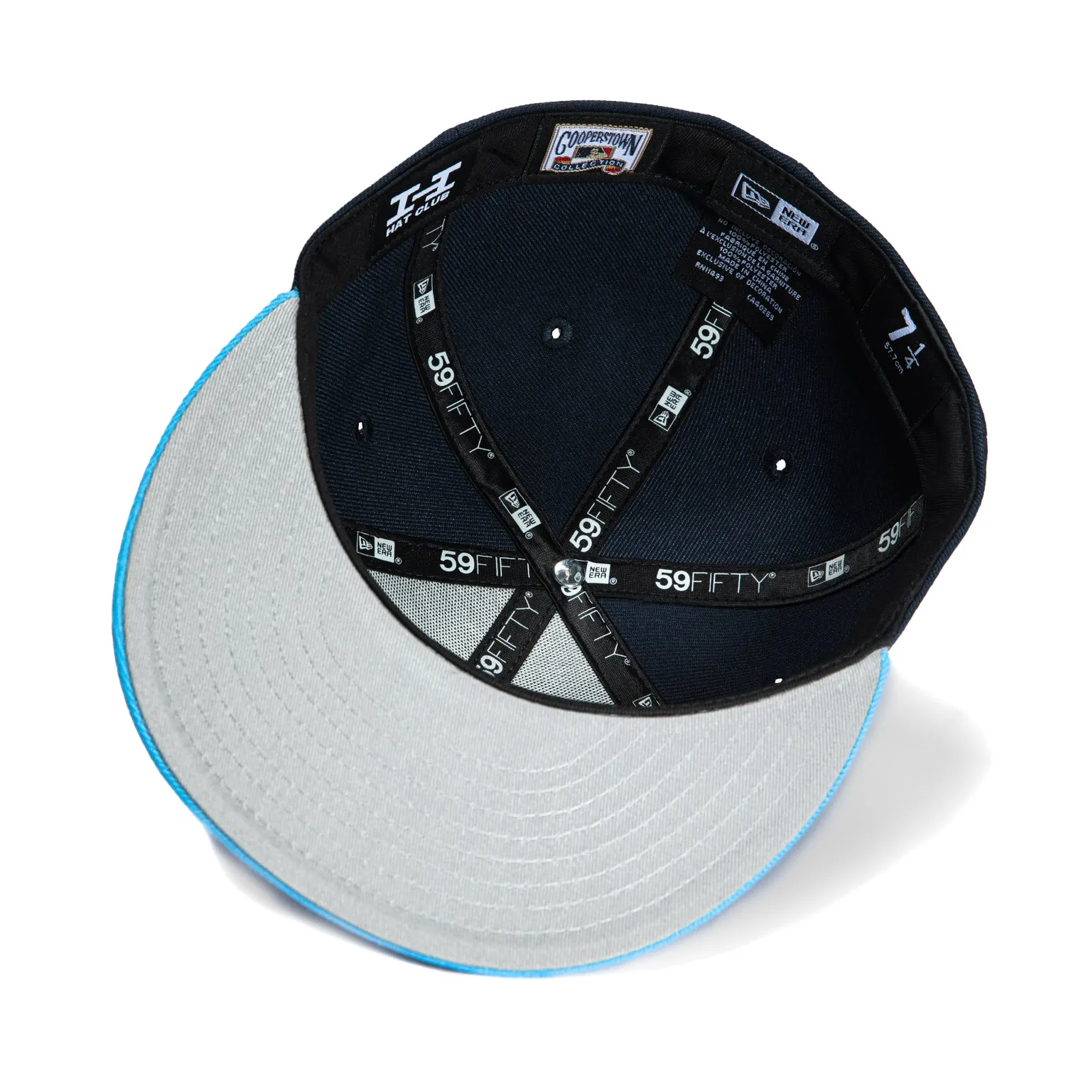 New Era 59Fifty Milwaukee Brewers County Stadium Patch Hat - Navy, Light Blue, Metallic Gold