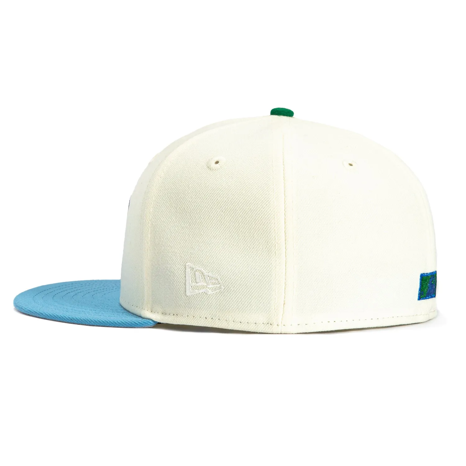New Era 59Fifty Milwaukee Brewers County Stadium Patch Hat - White, Light Blue