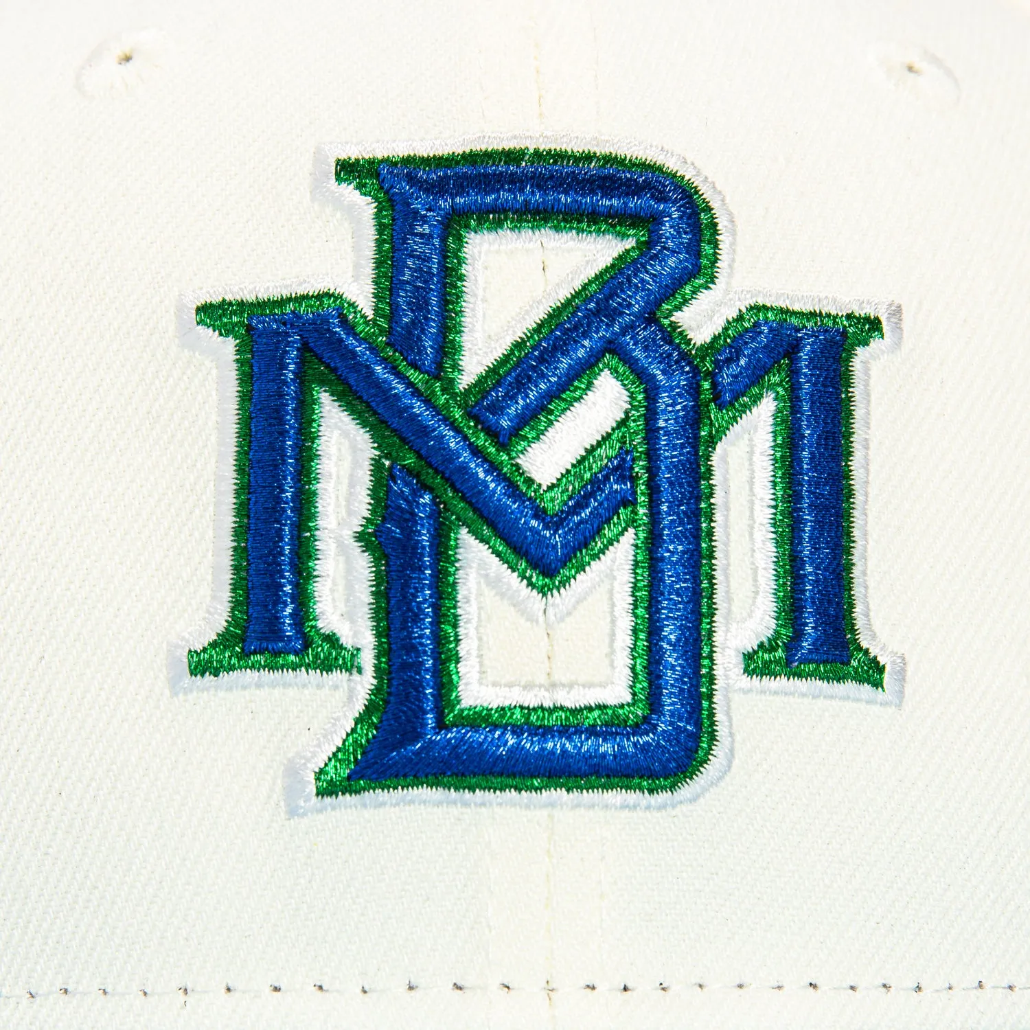 New Era 59Fifty Milwaukee Brewers County Stadium Patch Hat - White, Light Blue