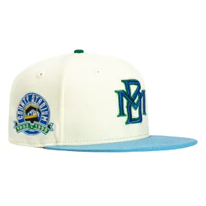 New Era 59Fifty Milwaukee Brewers County Stadium Patch Hat - White, Light Blue