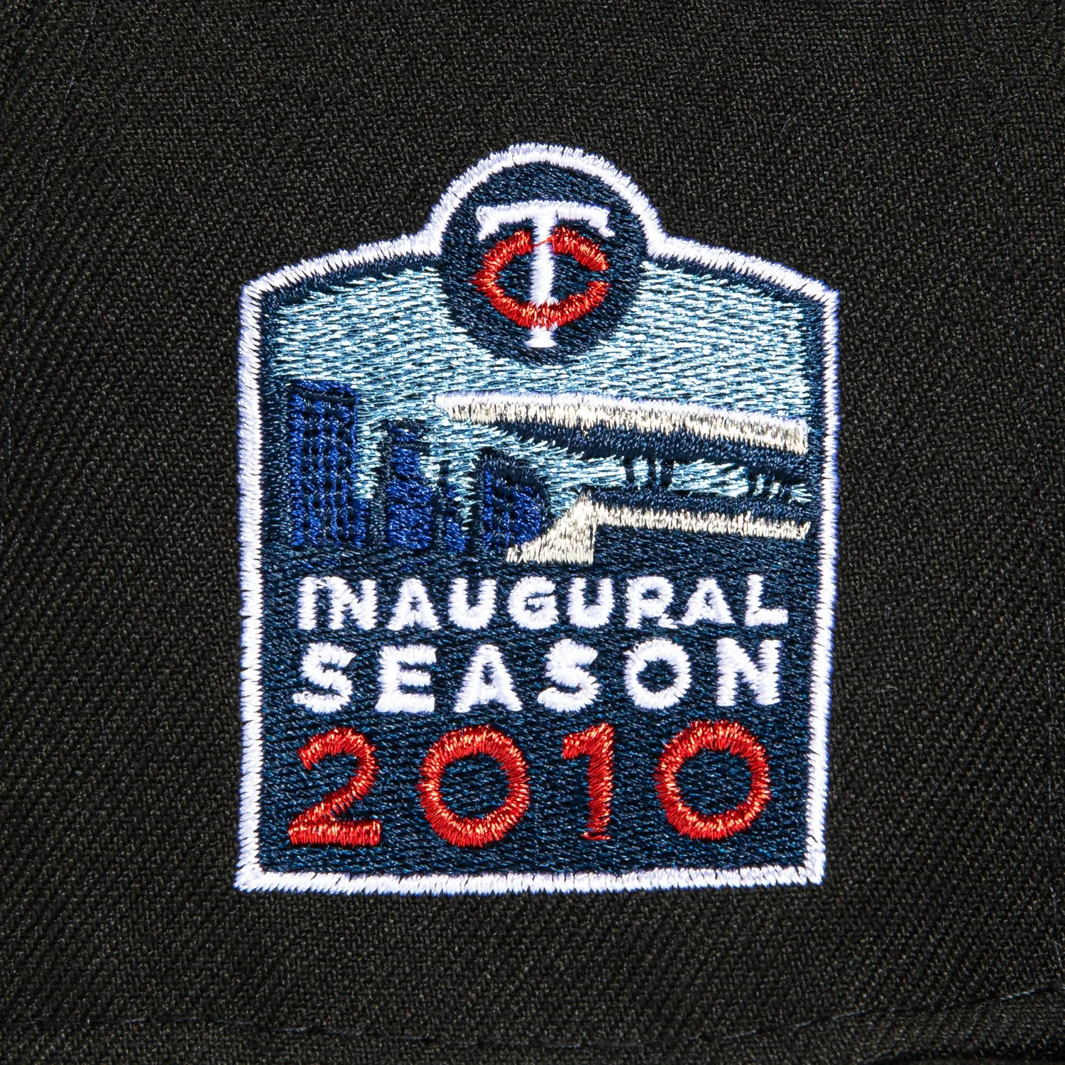 New Era 59Fifty Minnesota Twins 2010 Inaugural Season Patch Hat - Black, White