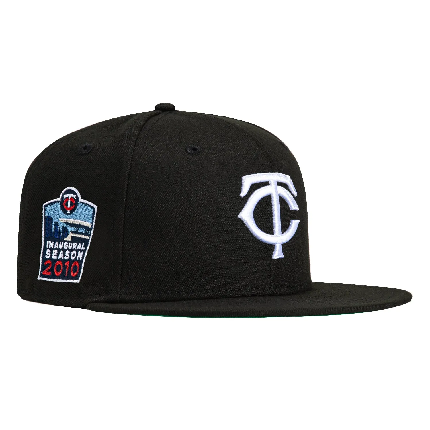 New Era 59Fifty Minnesota Twins 2010 Inaugural Season Patch Hat - Black, White