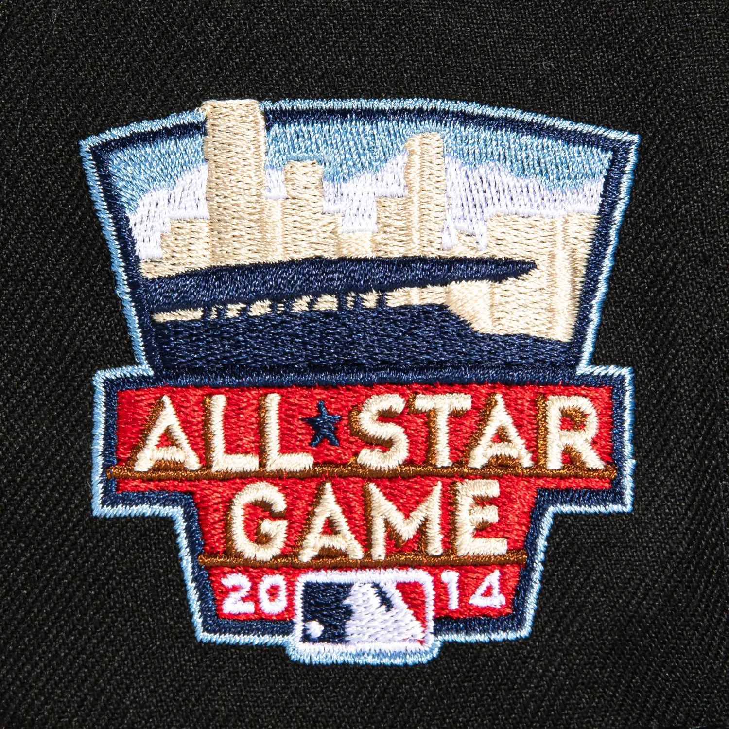 New Era 59Fifty Minnesota Twins 2014 All Star Game Patch Word Hat - Black, Royal