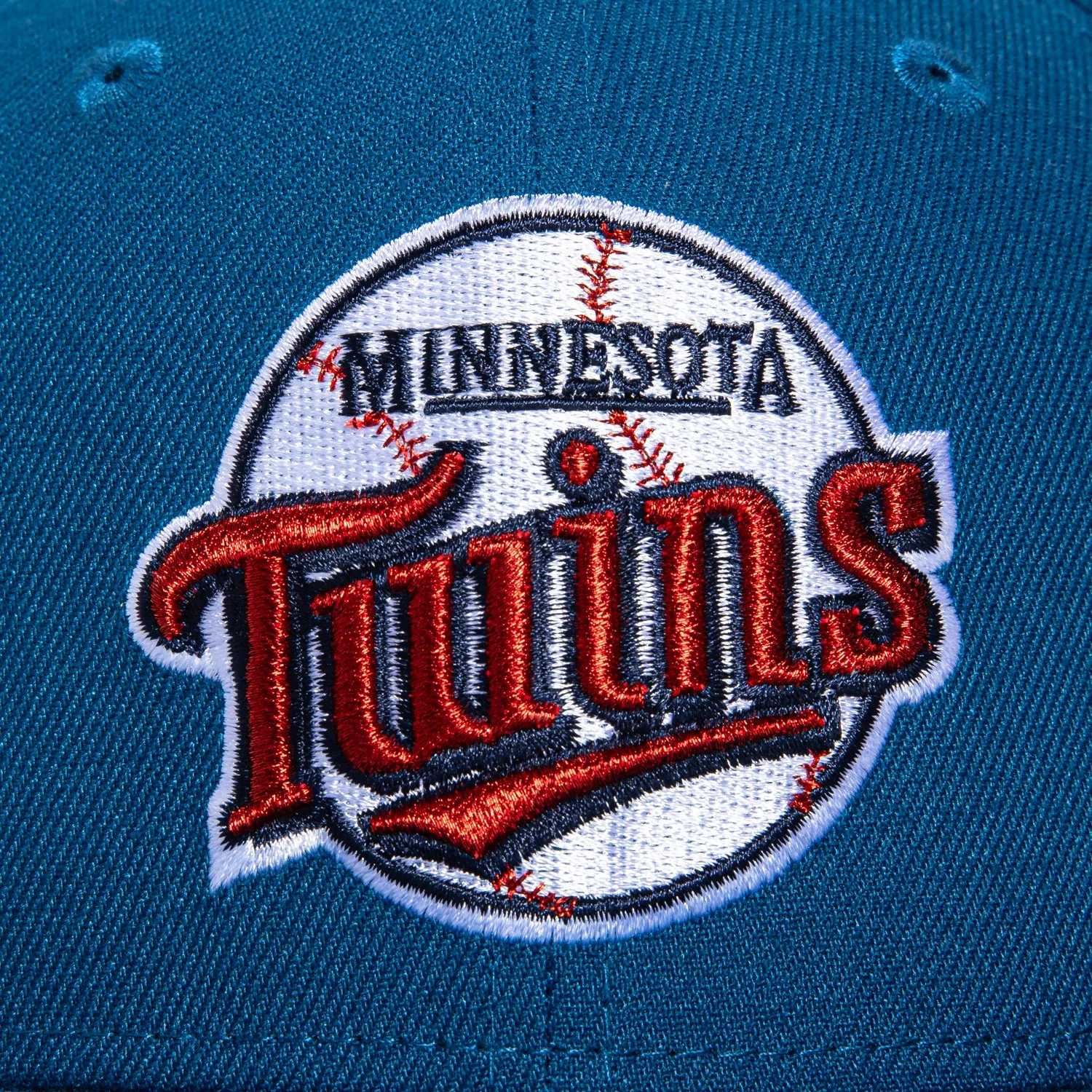 New Era 59Fifty Minnesota Twins 30th Anniversary Patch Logo Hat - Indigo