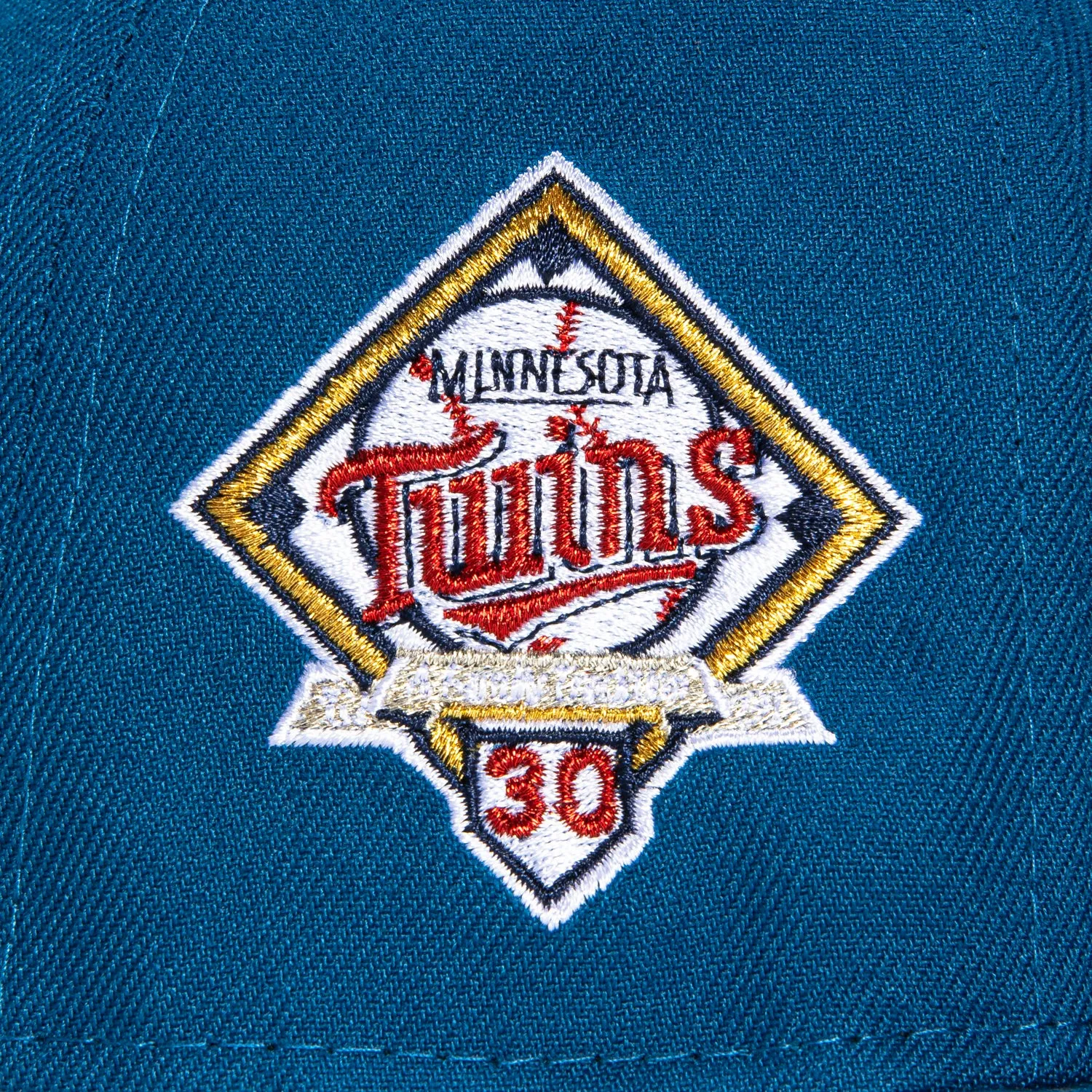 New Era 59Fifty Minnesota Twins 30th Anniversary Patch Logo Hat - Indigo