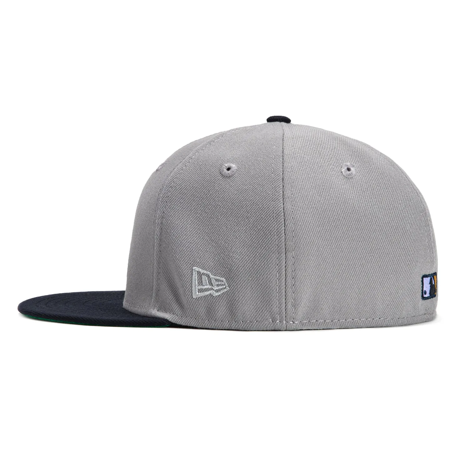 New Era 59Fifty Minnesota Twins Logo Patch Alternate Road Hat - Grey. Navy