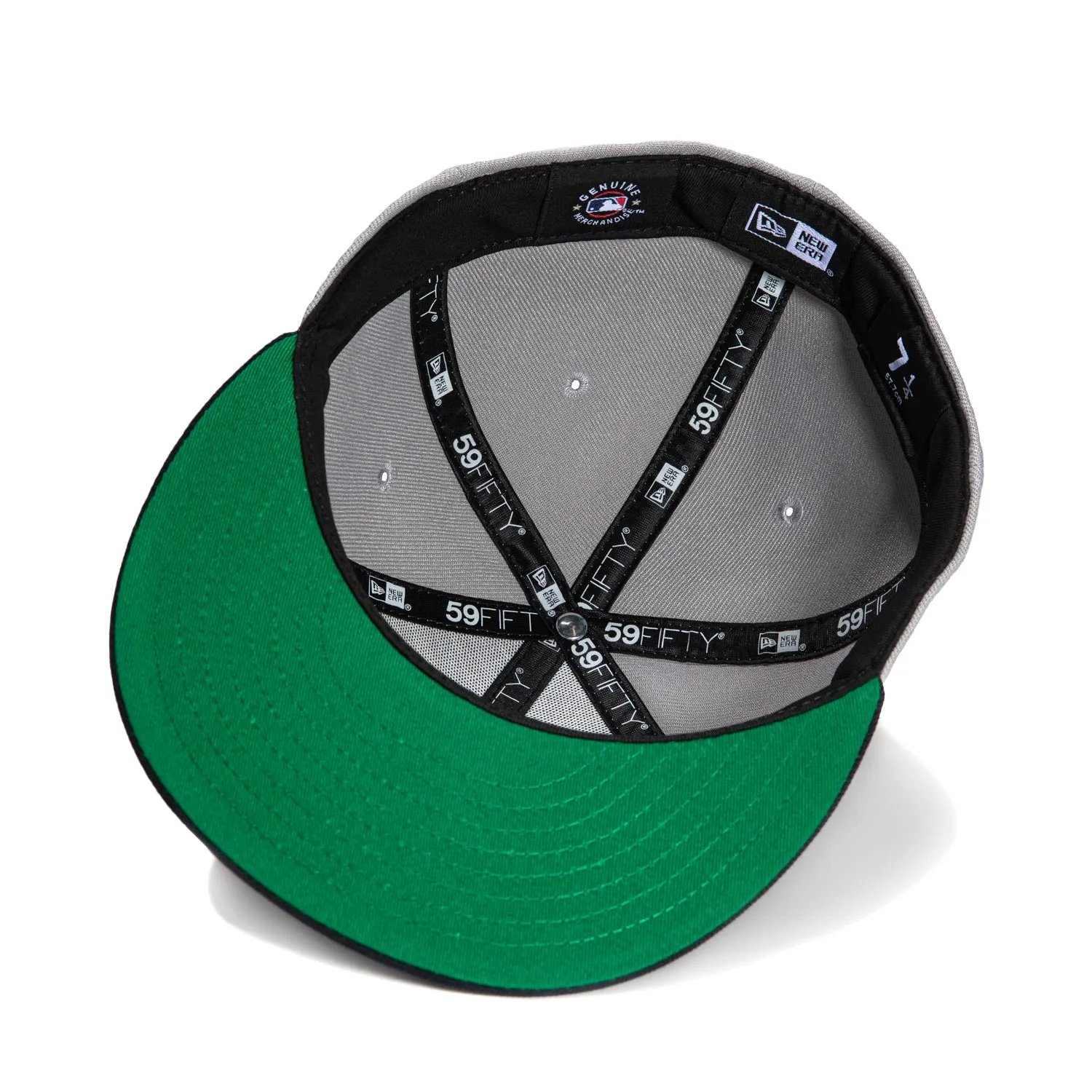 New Era 59Fifty Minnesota Twins Logo Patch Alternate Road Hat - Grey. Navy