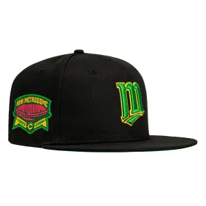 New Era 59Fifty Minnesota Twins Metrodome Patch M Hat - Black. Green. Yellow