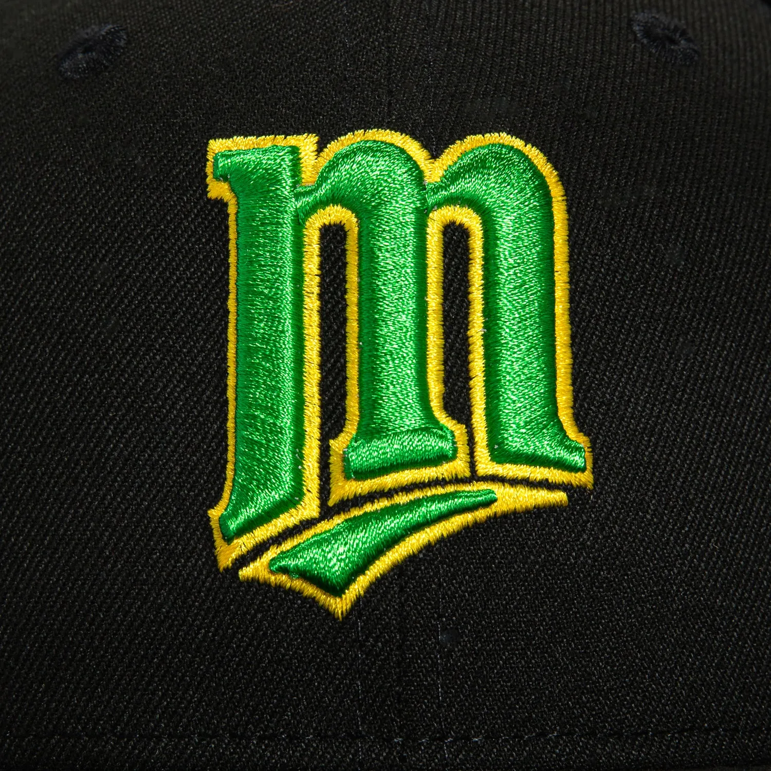 New Era 59Fifty Minnesota Twins Metrodome Patch M Hat - Black. Green. Yellow