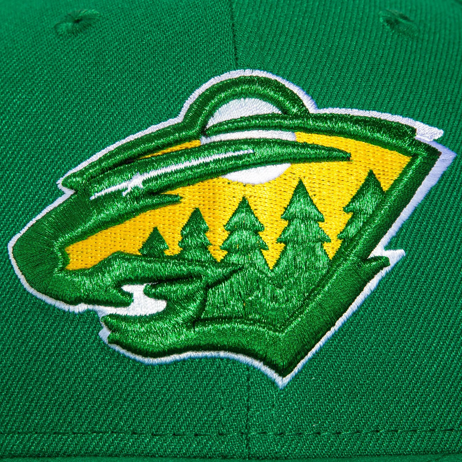 New Era 59Fifty Minnesota Wild Hat - Green. Gold