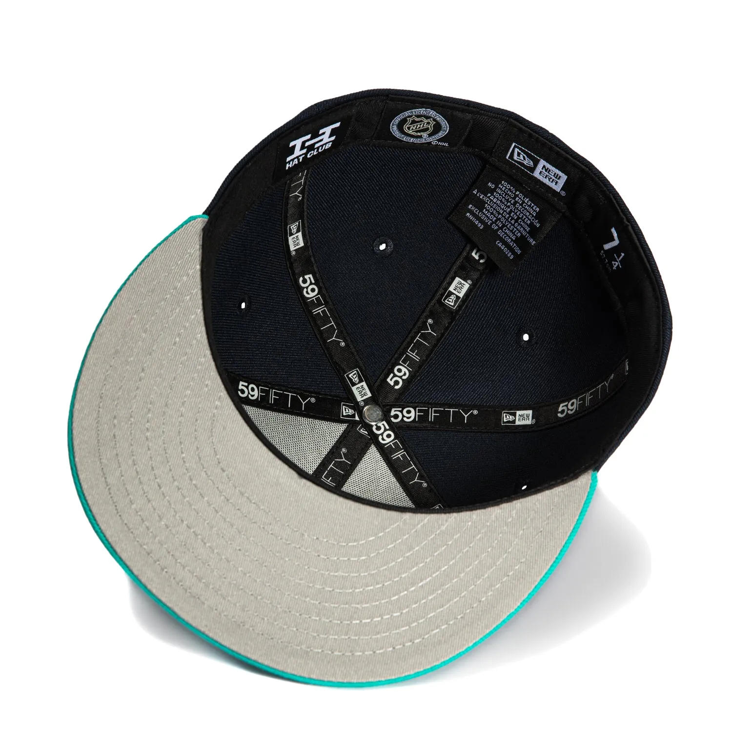 New Era 59Fifty New York Islanders Hat - Navy. Teal