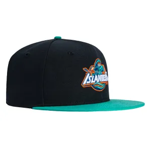 New Era 59Fifty New York Islanders Hat - Navy. Teal