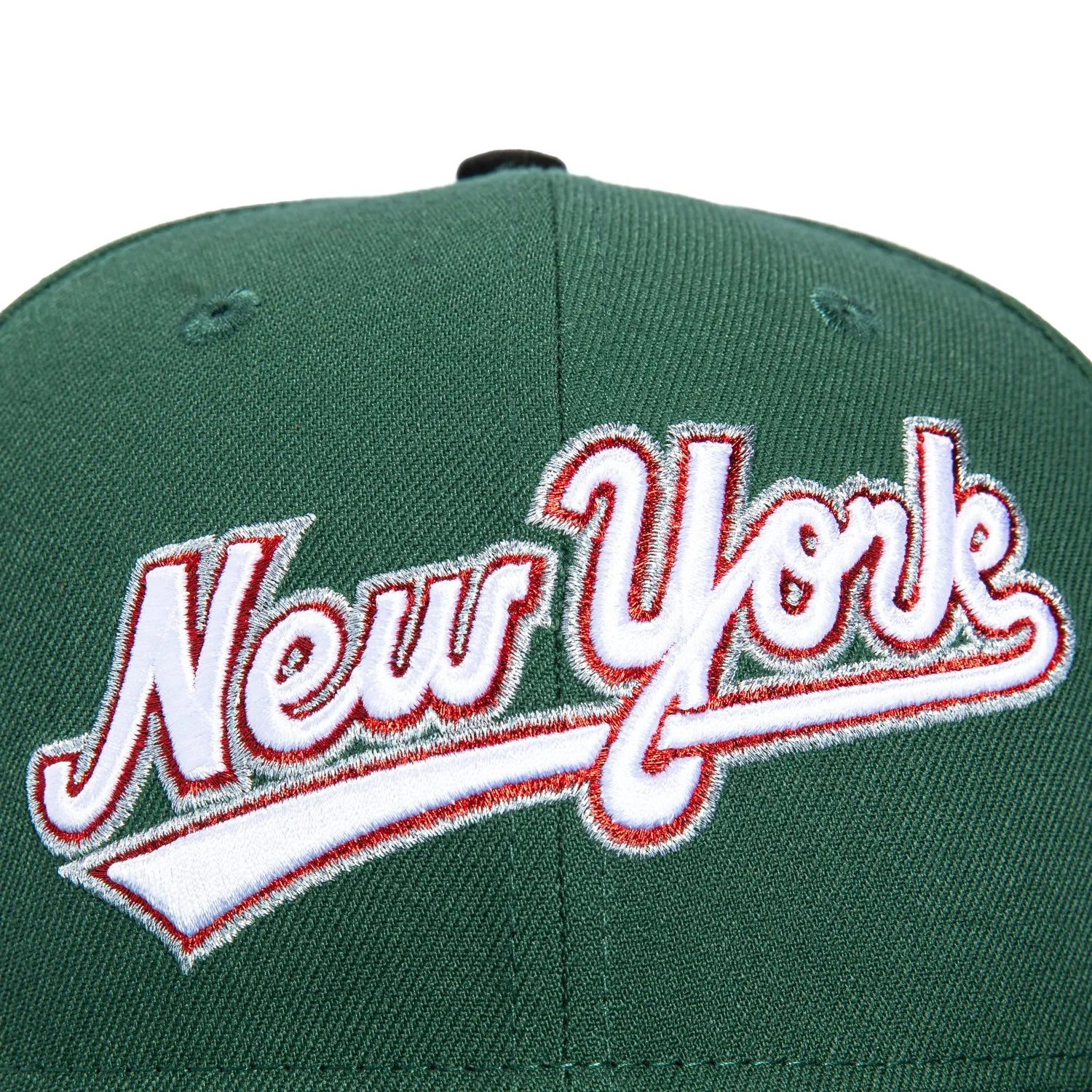 New Era 59Fifty New York Mets 1942 All Star Game Patch Script Hat - Green