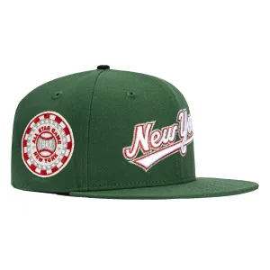 New Era 59Fifty New York Mets 1942 All Star Game Patch Script Hat - Green