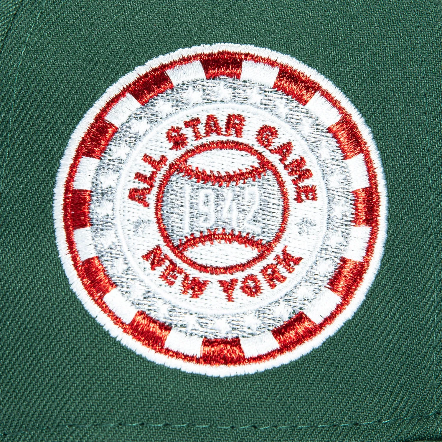 New Era 59Fifty New York Mets 1942 All Star Game Patch Script Hat - Green