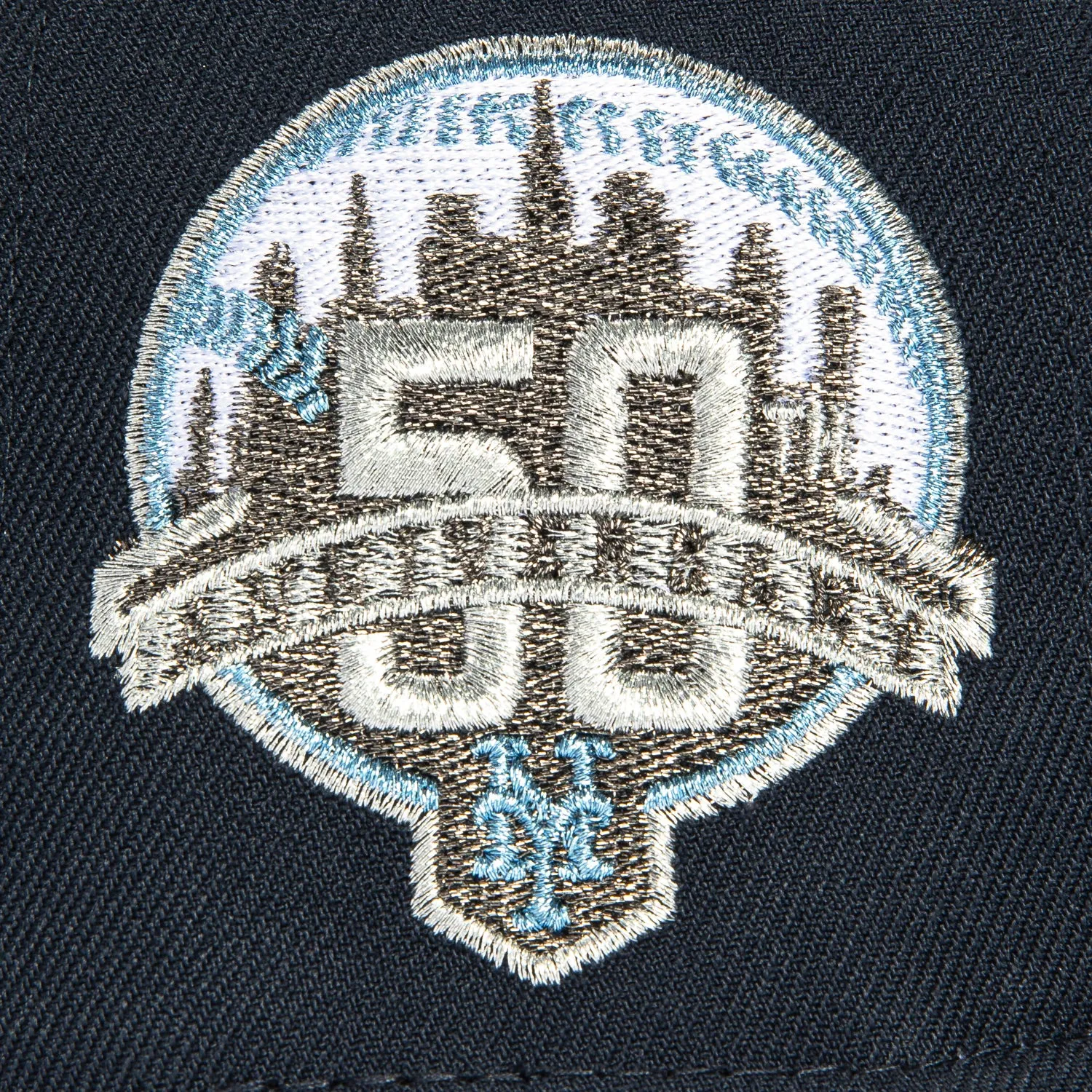 New Era 59Fifty New York Mets 50th Anniversary Patch Hat - Navy. Graphite