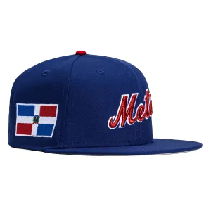 New Era 59Fifty New York Mets Dominican Republic Flag Patch Script Hat -  Royal