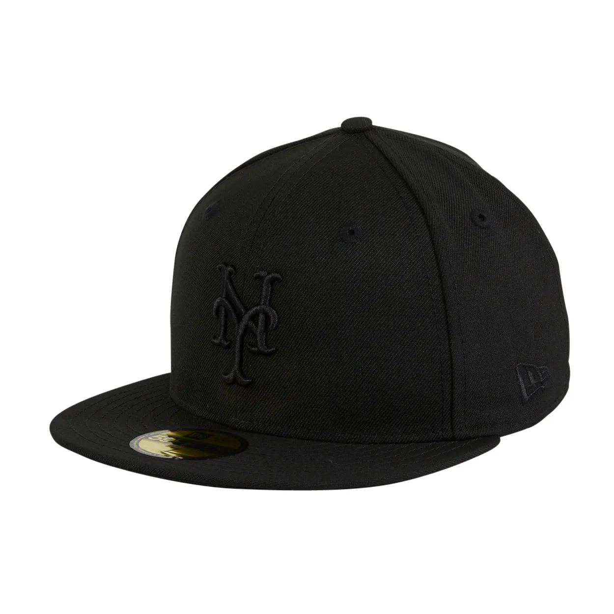 New Era 59Fifty New York Mets Hat - Black. Black