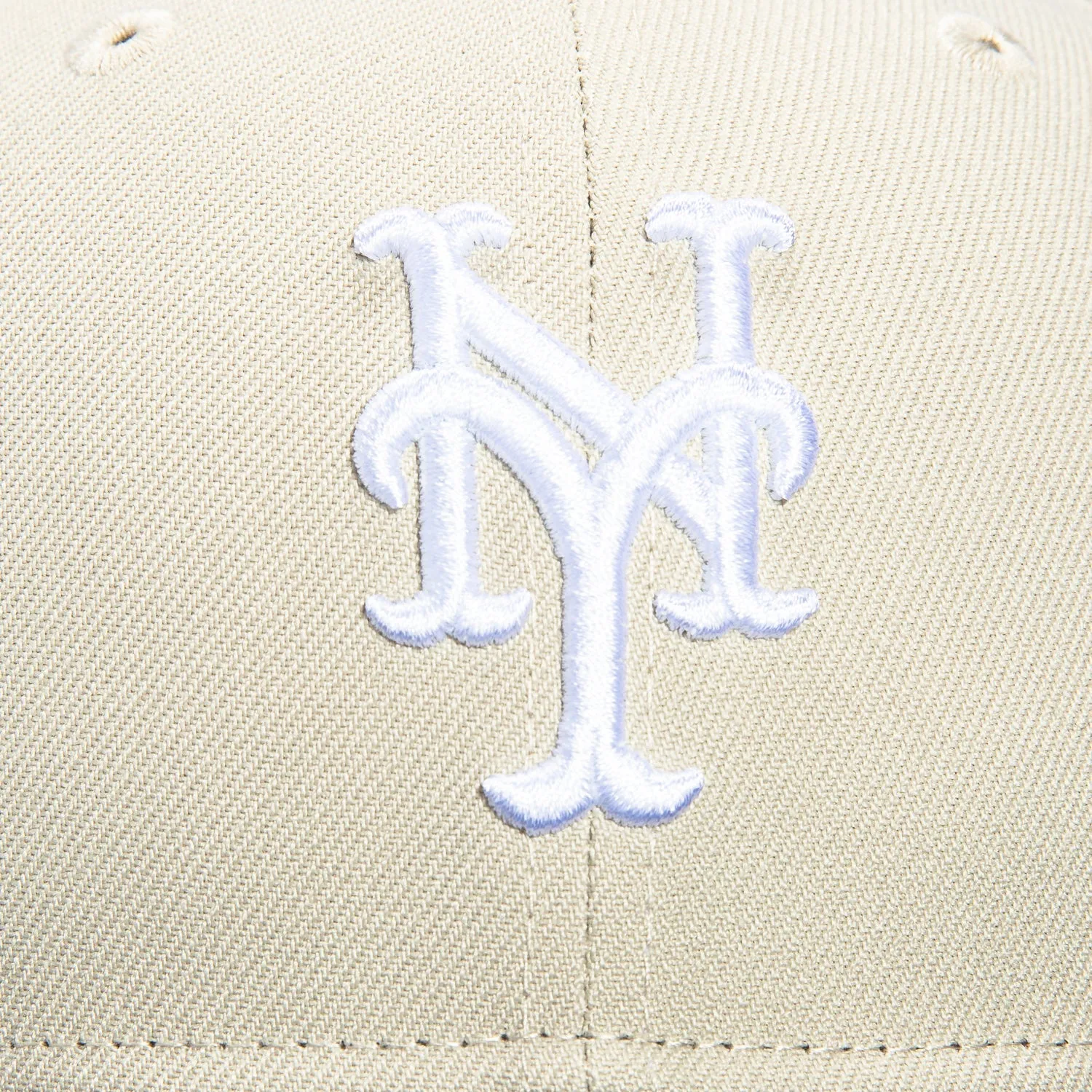 New Era 59Fifty New York Mets Hat - Stone, Navy