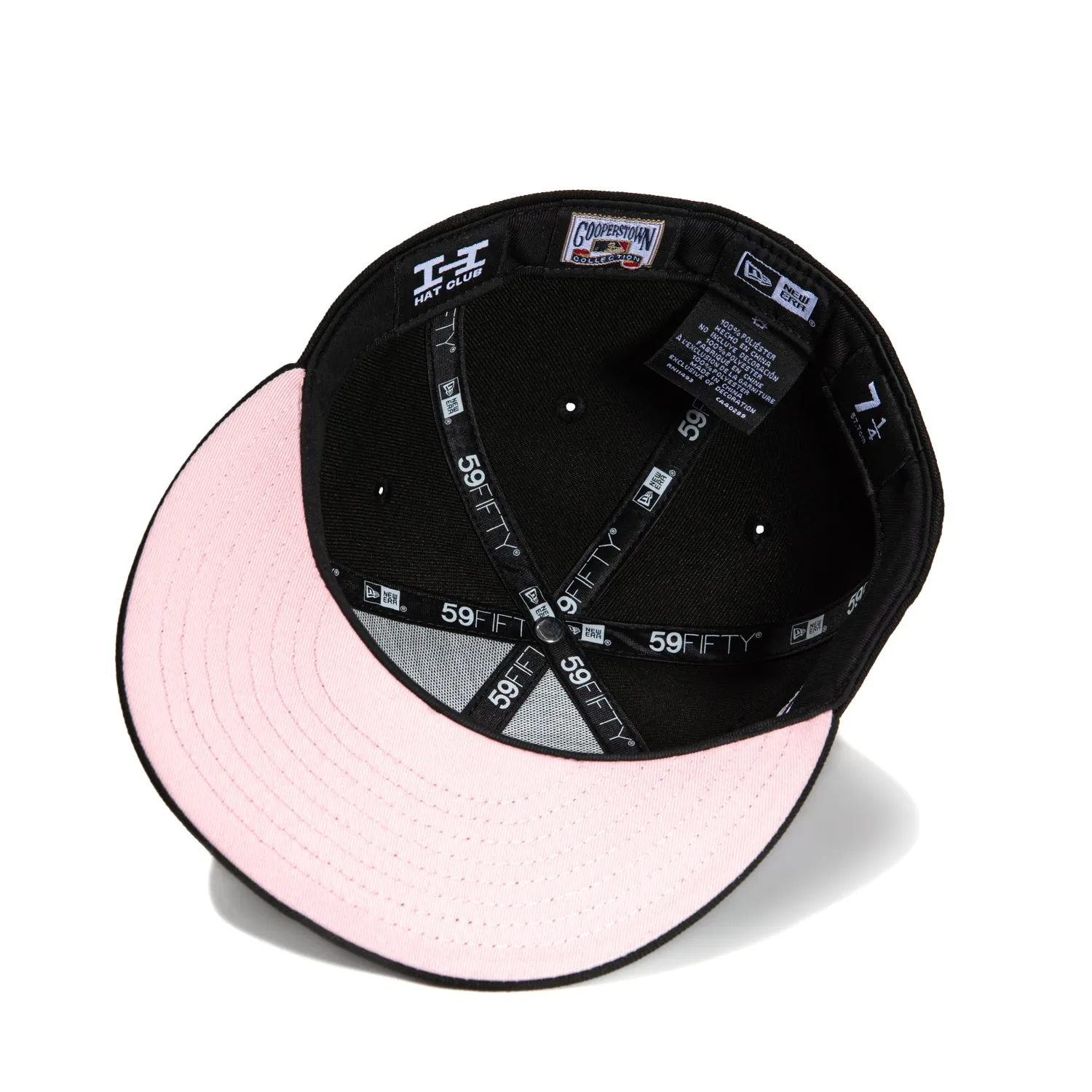 New Era 59Fifty New York Yankees 1949 World Series Patch Flag Hat - Black. Purple. White