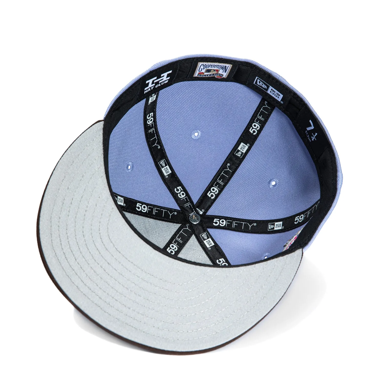 New Era 59Fifty New York Yankees 1949 World Series Patch Graffiti Hat - Lavender. Brown