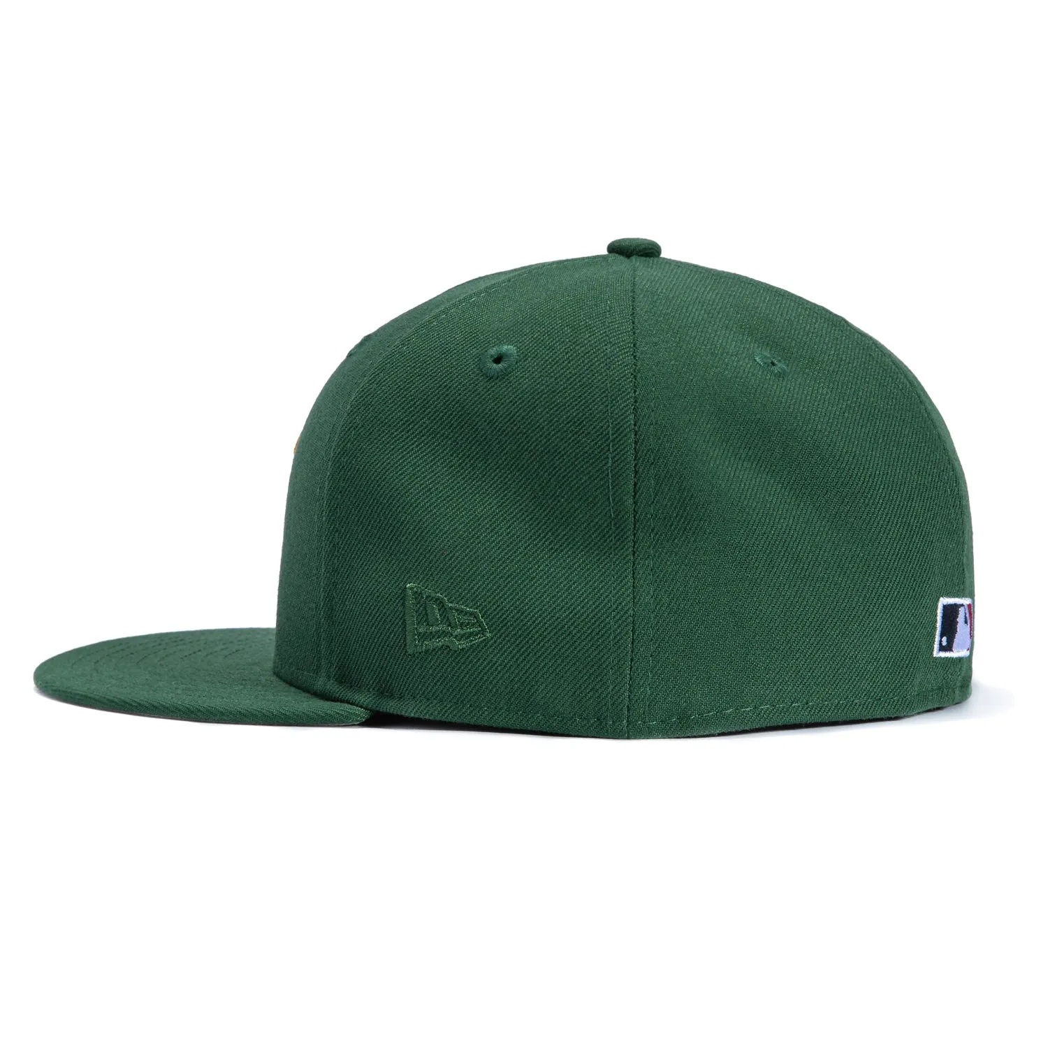 New Era 59Fifty New York Yankees 1949 World Series Patch Hat - Green. Metallic Gold