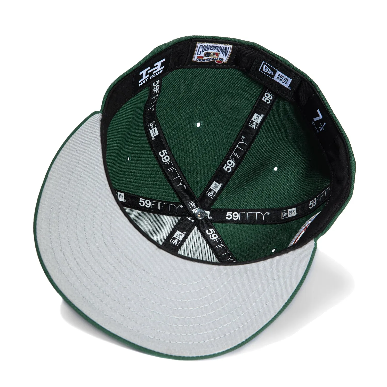 New Era 59Fifty New York Yankees 1949 World Series Patch Hat - Green. Metallic Gold