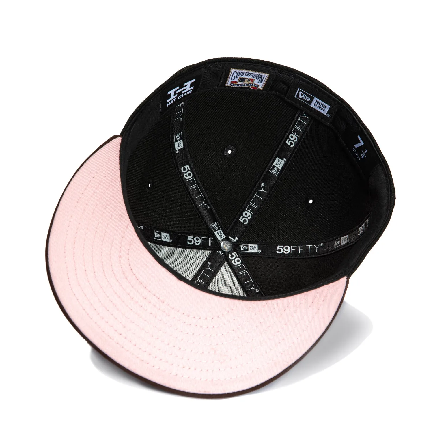 New Era 59Fifty New York Yankees 1950 World Series Patch Hat - Black. Brown