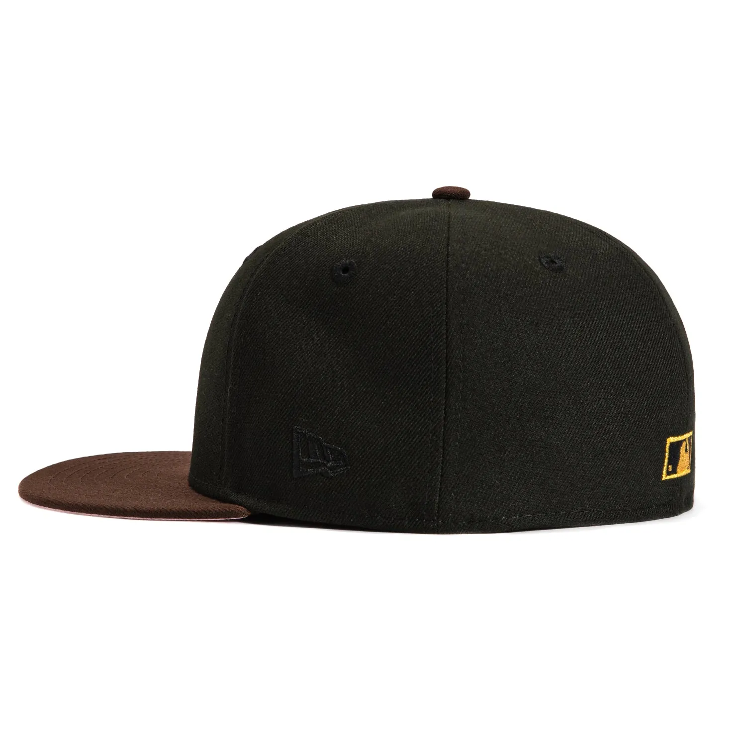 New Era 59Fifty New York Yankees 1950 World Series Patch Hat - Black. Brown