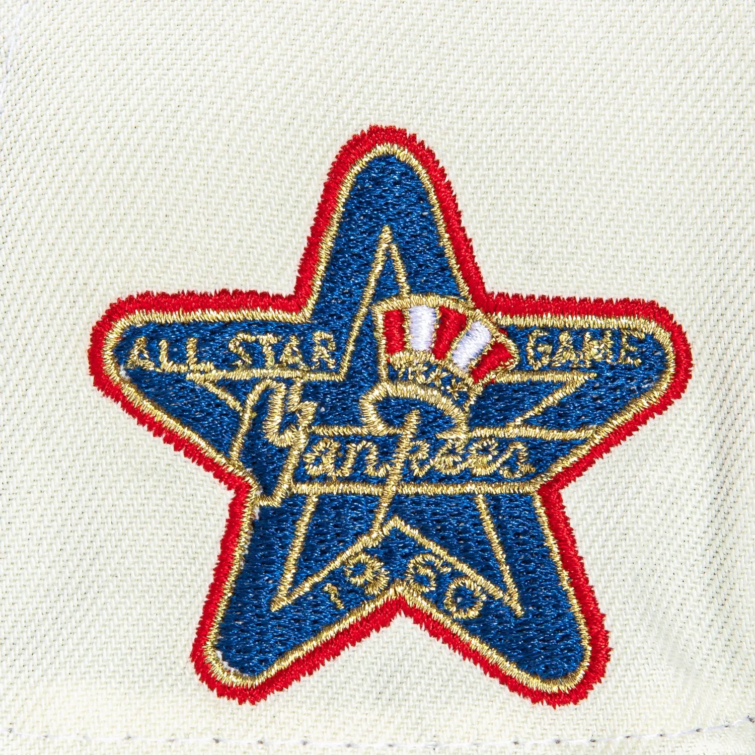 New Era 59Fifty New York Yankees 1960 All Star Game Patch Hat - White. Navy